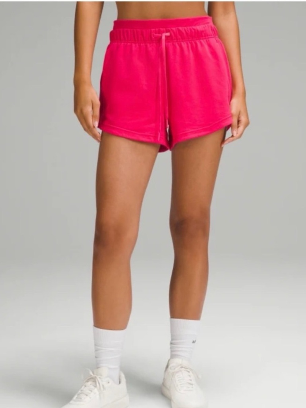 Lululemon Inner Glow High-Rise Short 3" Cherry Mist 🍒  8